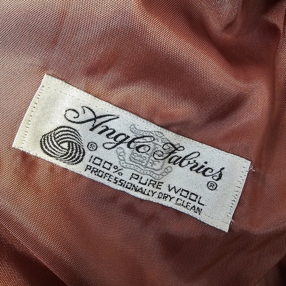 Vintage Wool Plaid Double Breasted Bomber Tweed Blazor Jacket - Picture 5 of 9